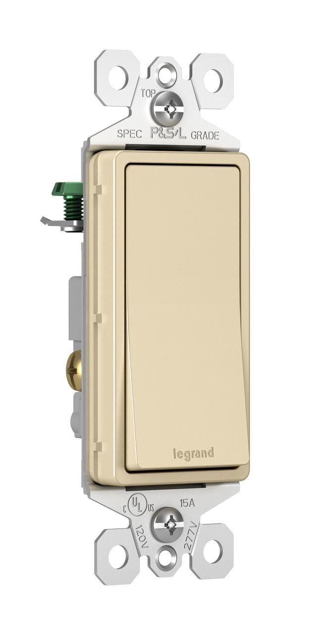 TM870-I - radiant® 15A Single-Pole Switch, Ivory