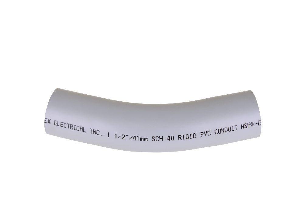 068626 - EE4030 2 1/2"x30D PVC STD ELBOW SPxSP SCH40 SCEPTER/KRALOY