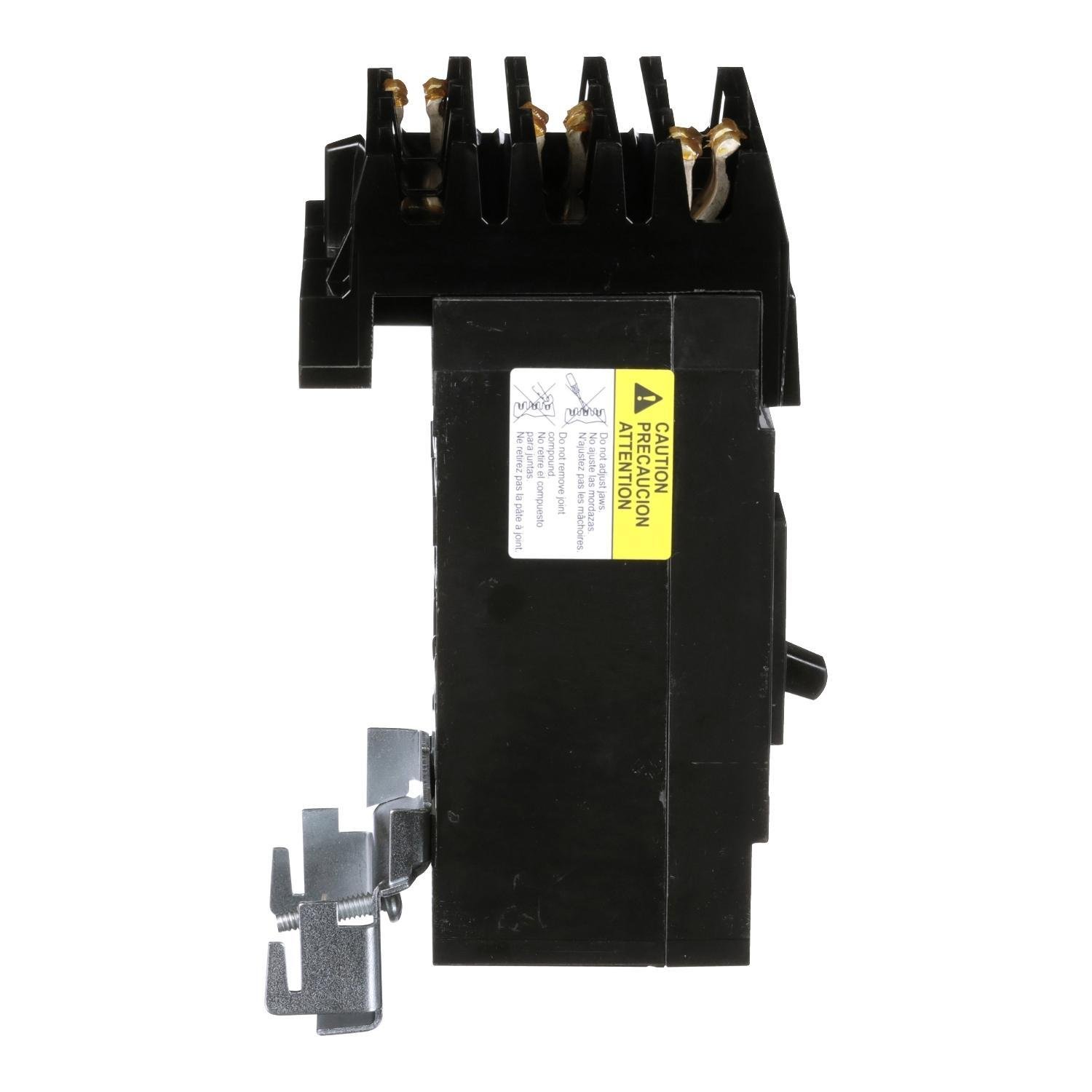 Picture of QBA32125 - Circuit breaker, PowerPacT Q, 125A, 3 pole, 240VAC, 10kA, I-Line, thermal magnetic, 80%, ABC