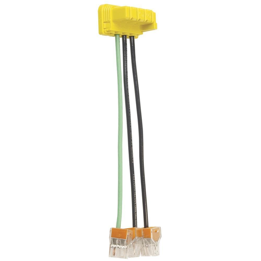 PTS6S-TR3BP - PlugTail® Switch Right Angle with WAGO Connector 3-Wire, 6-in Stranded THHN12