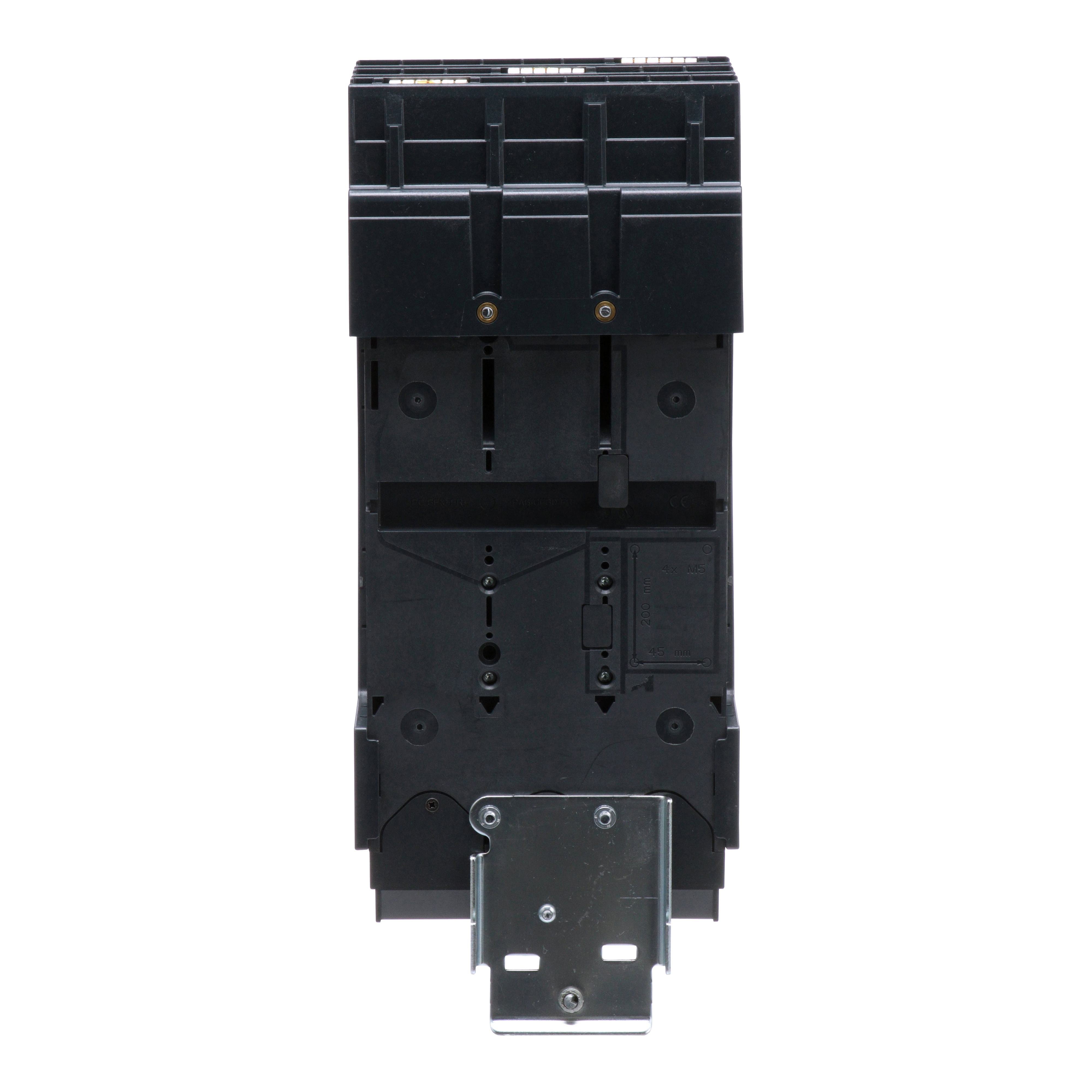 Picture of LGA36400U31X - Circuit breaker, PowerPacT L, 400A, 3 pole, 600VAC, 18kA, I-Line, Micrologic 3.3, 80%, ABC