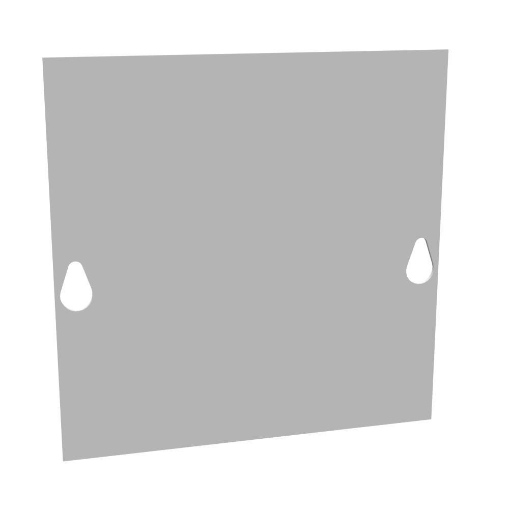 66XSC1 - Front Cover Type 1 6x6 Screw Cover ANSI 61 Gray Steel