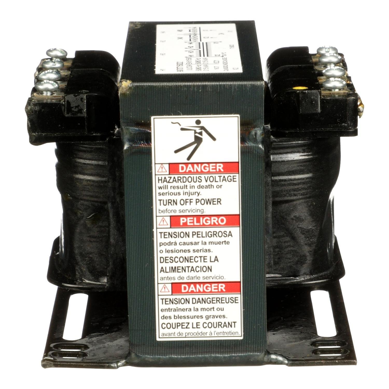 9070T150D2 - Transformer, Type T, industrial control, 150VA, 1 phase, 240x480V primary, 24V secondary, 55C rise