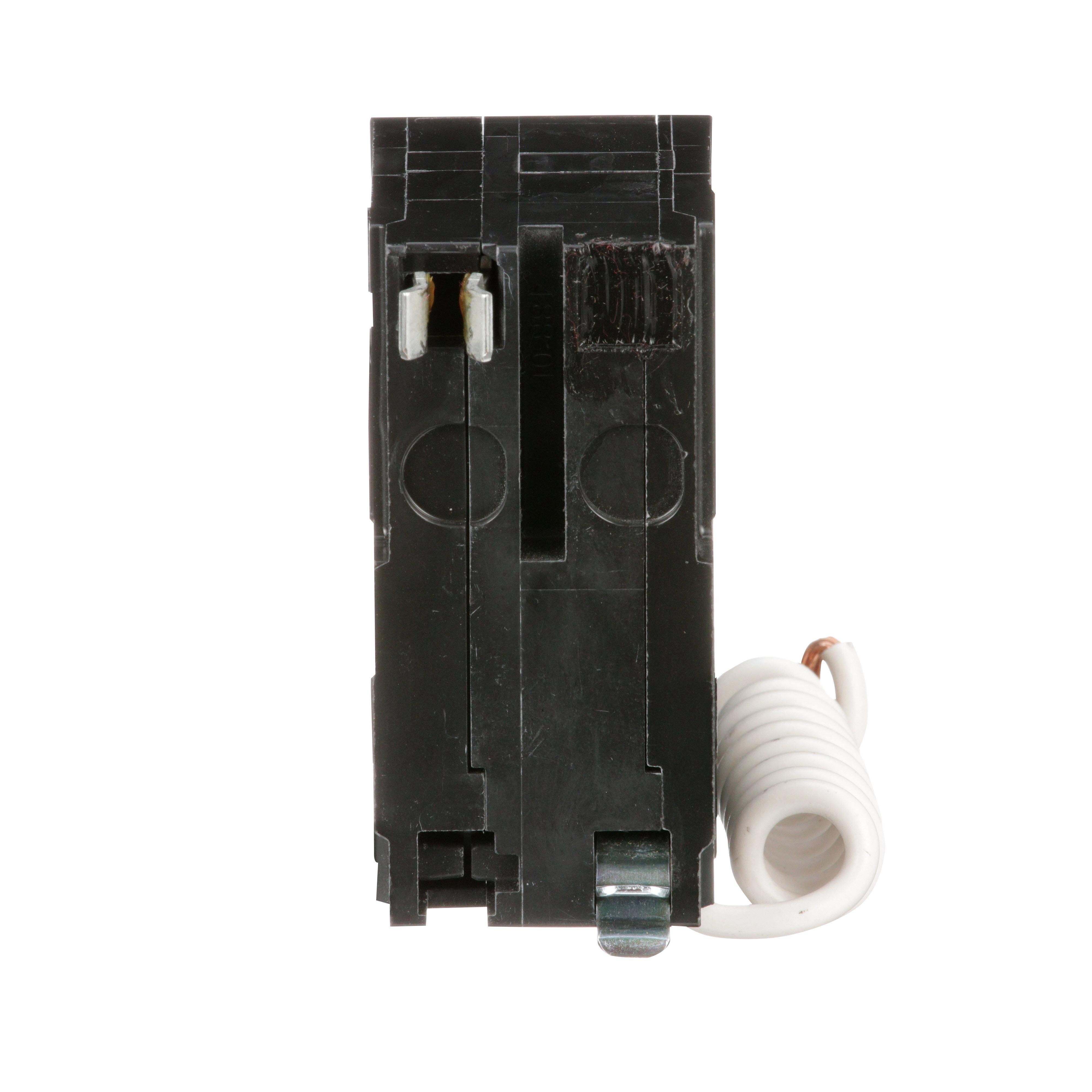 Picture of QO215SWN - Mini circuit breaker, QO, 15A, 2 pole, 120VAC, 10kA, plug in, switch neutral