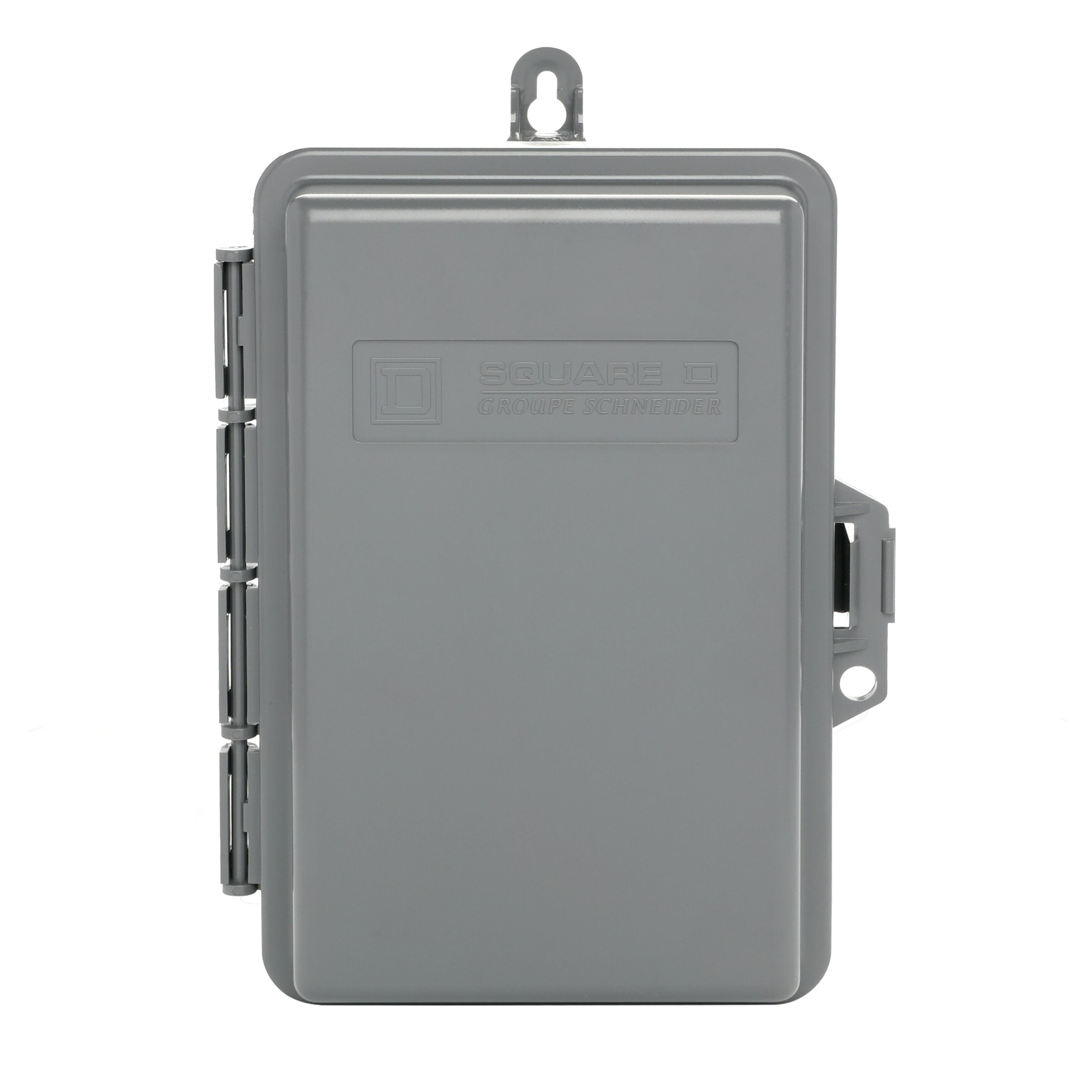 QOE260GFINM - Enclosed circuit breaker, QO, 2 pole, 1 phase, 60A, NEMA3R, ground fault protection, nonmetalic, spa