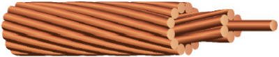 BARE-6-STR7-CU-315CL - BARE - 6 AWG - 7 Strands - Copper - 315' Coil
