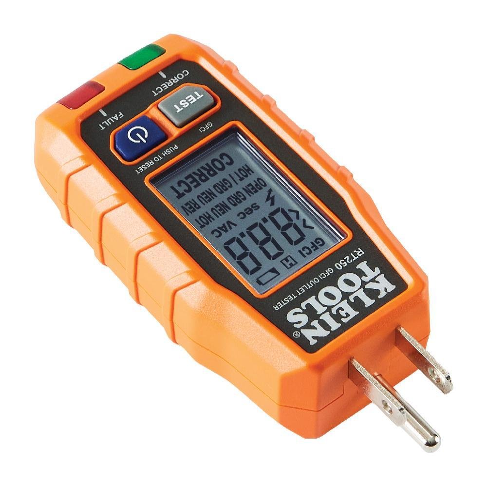 RT250 - GFCI Receptacle Tester with LCD