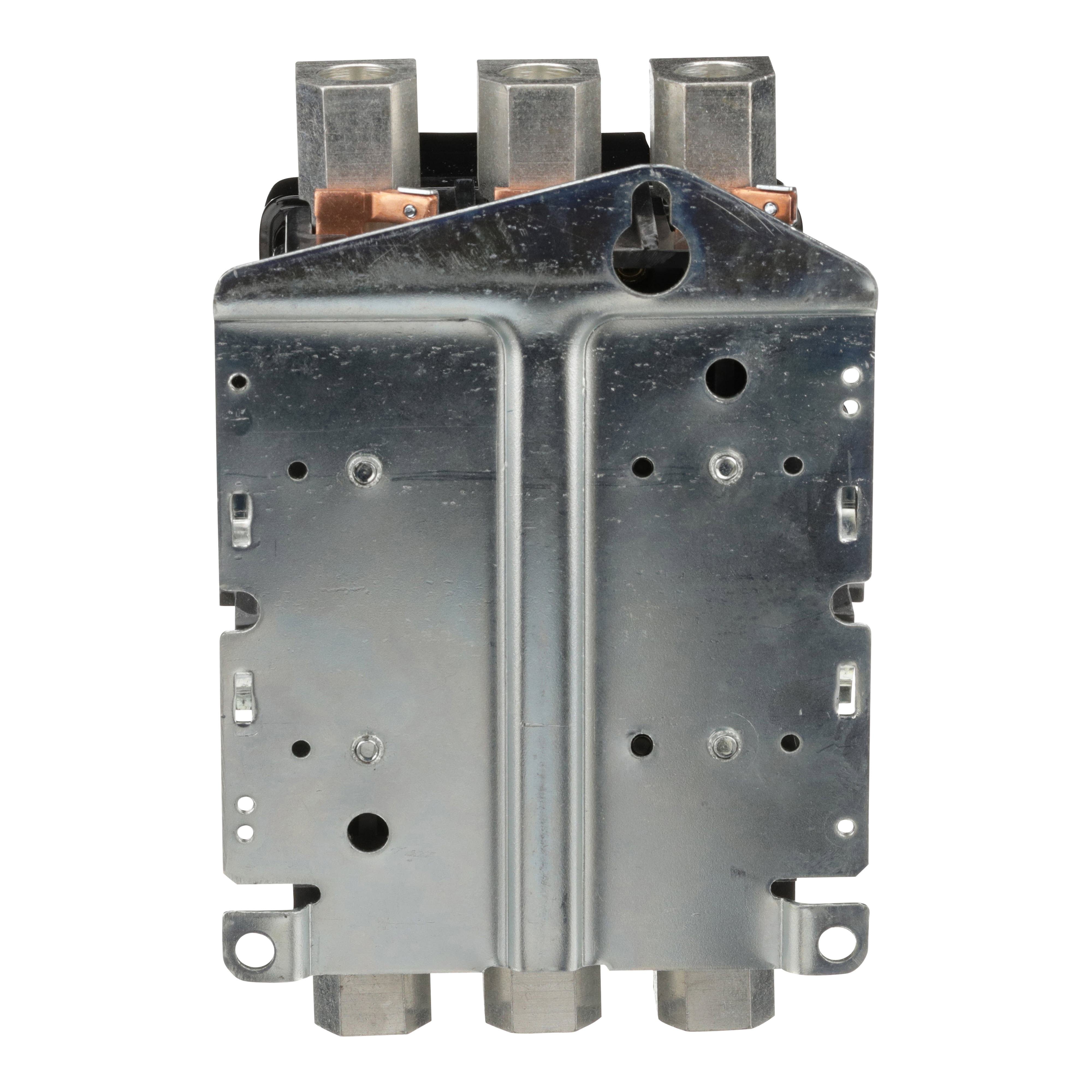 Picture of 8903SVO2V02 - Contactor, Type S, multipole lighting, electrically held, 200A, 3 pole, 110/120VAC 50/60Hz coil, open style [TAA]