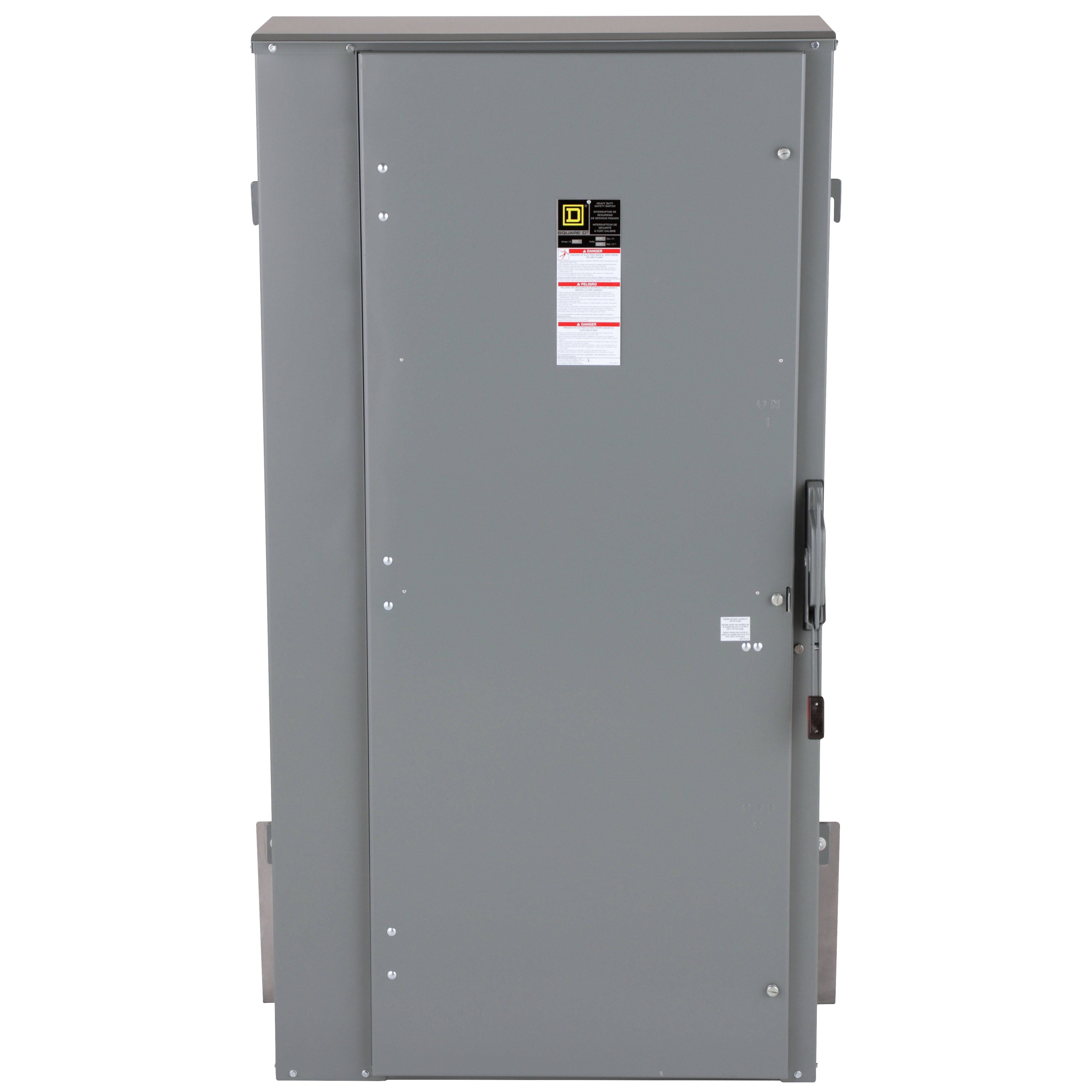 Picture of HU367AWK - Safety switch, heavy duty, non fusible, 700A, 3 pole, 500HP, 600V AC/DC, NEMA 12