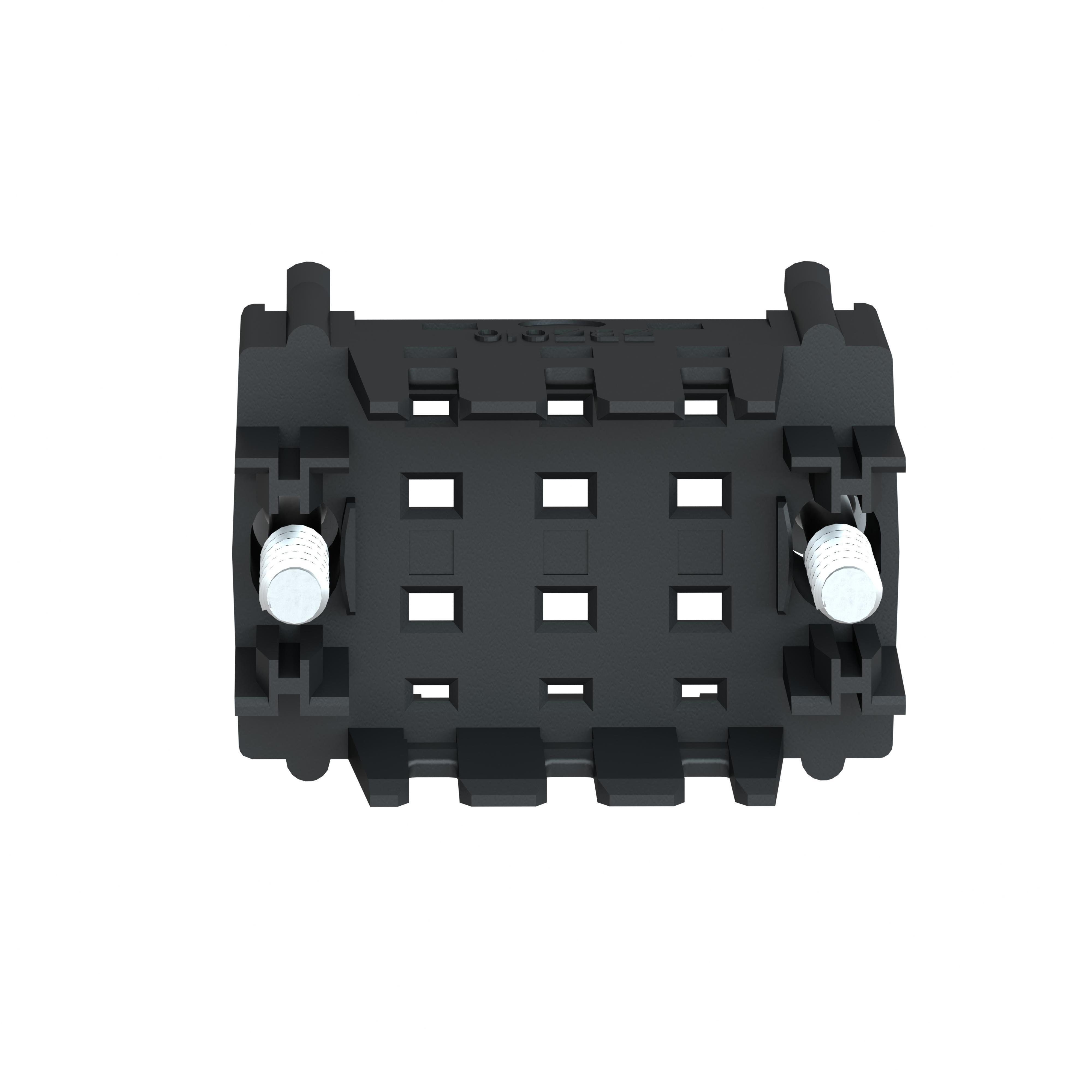 ZBZ010 - Adaptor, Harmony XB4, for electrical block, mounted on 1.6mm printed circuit board