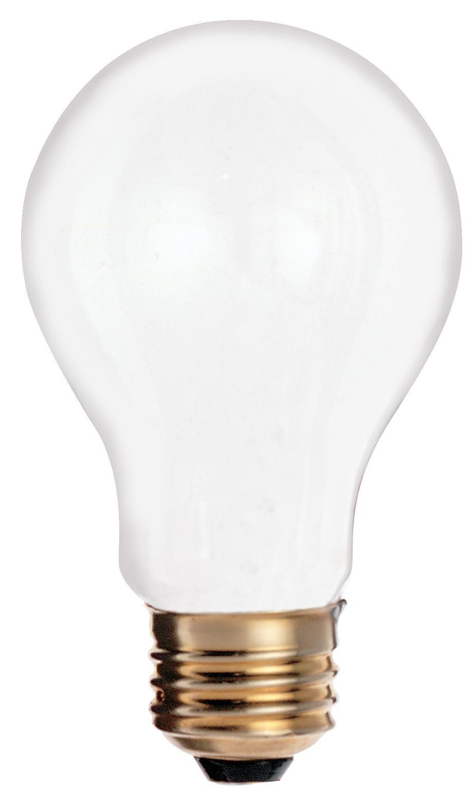 S3950 - 25 Watt A19 Incandescent - Frost - 2500 Average rated hours - 180 Lumens - Medium base - 130 Volt - 2/Pack