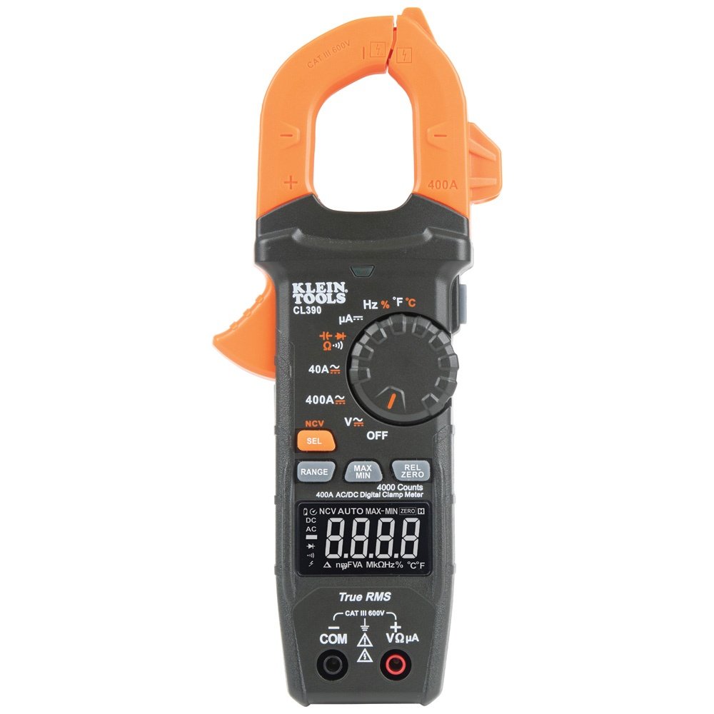 Picture of CL390 - AC/DC Digital Clamp Meter, Auto-Ranging 400 Amp