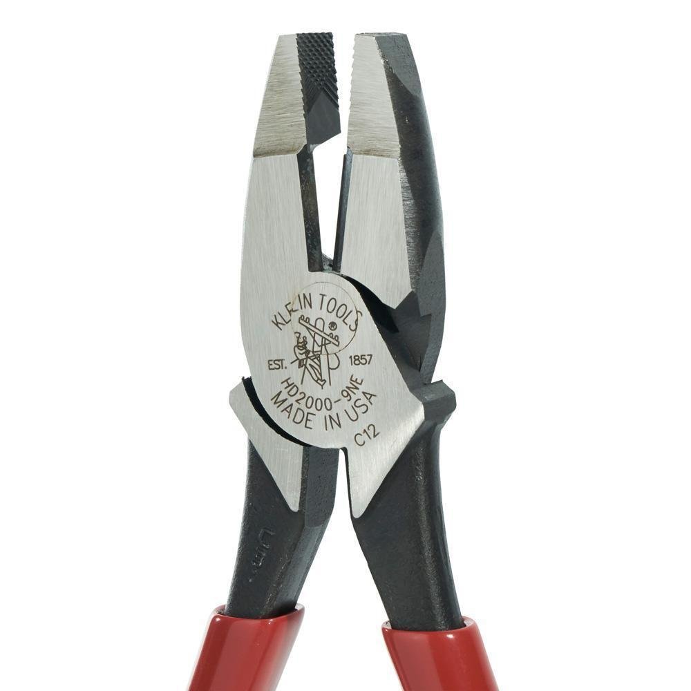 Picture of HD2000-9NE - Heavy-Duty Lineman’s Pliers, Thicker-Dipped Handle