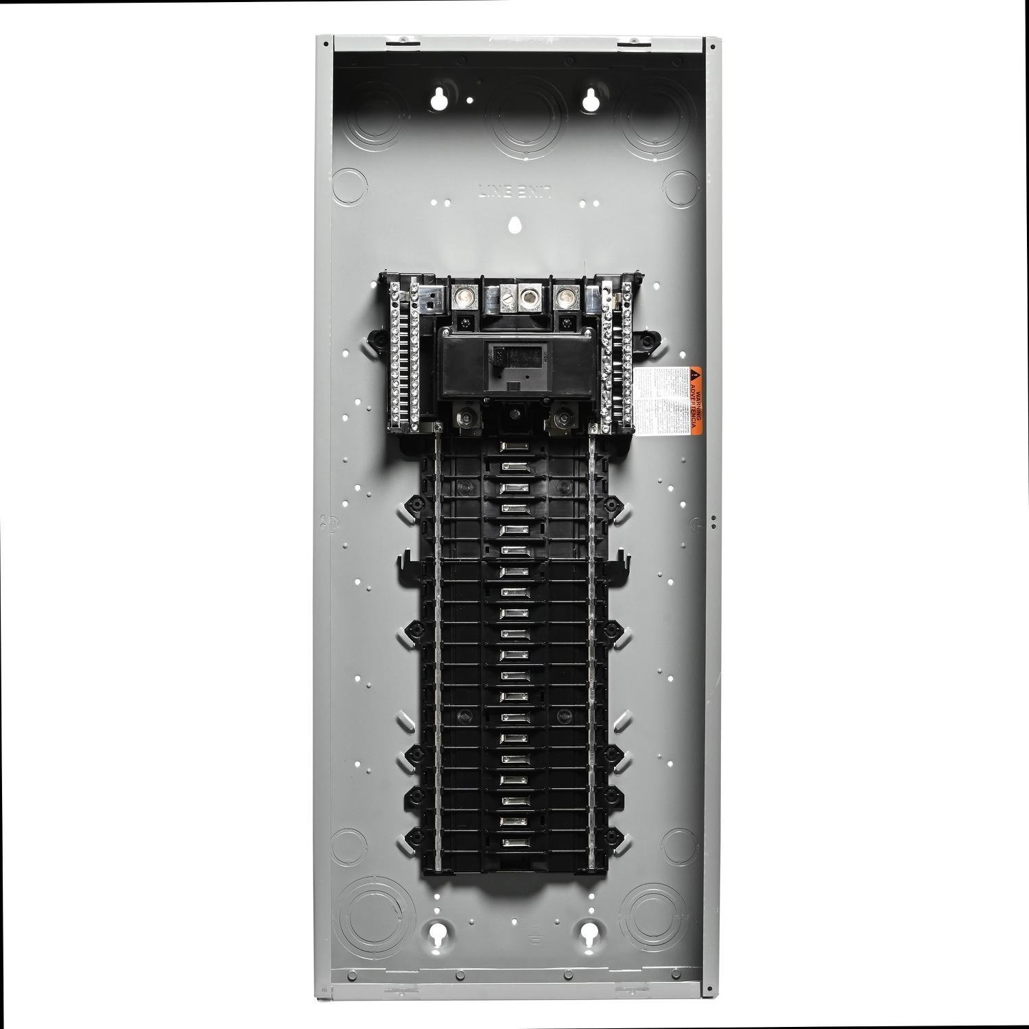 QO140M200P - Load center, QO, 1 phase, 40 spaces, 60 circuits, 200A convertible main breaker, PoN, NEMA1