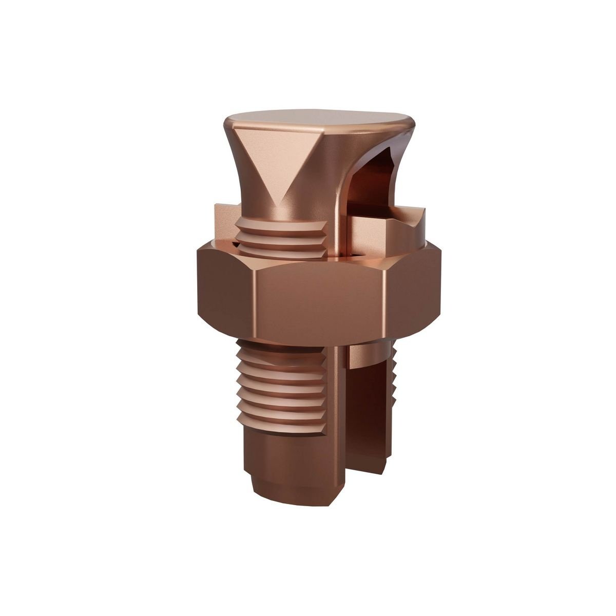 Picture of KS23 - Copper Split Bolt, Cu: 6 AWG-2 AWG (Str) (Run & Tap)