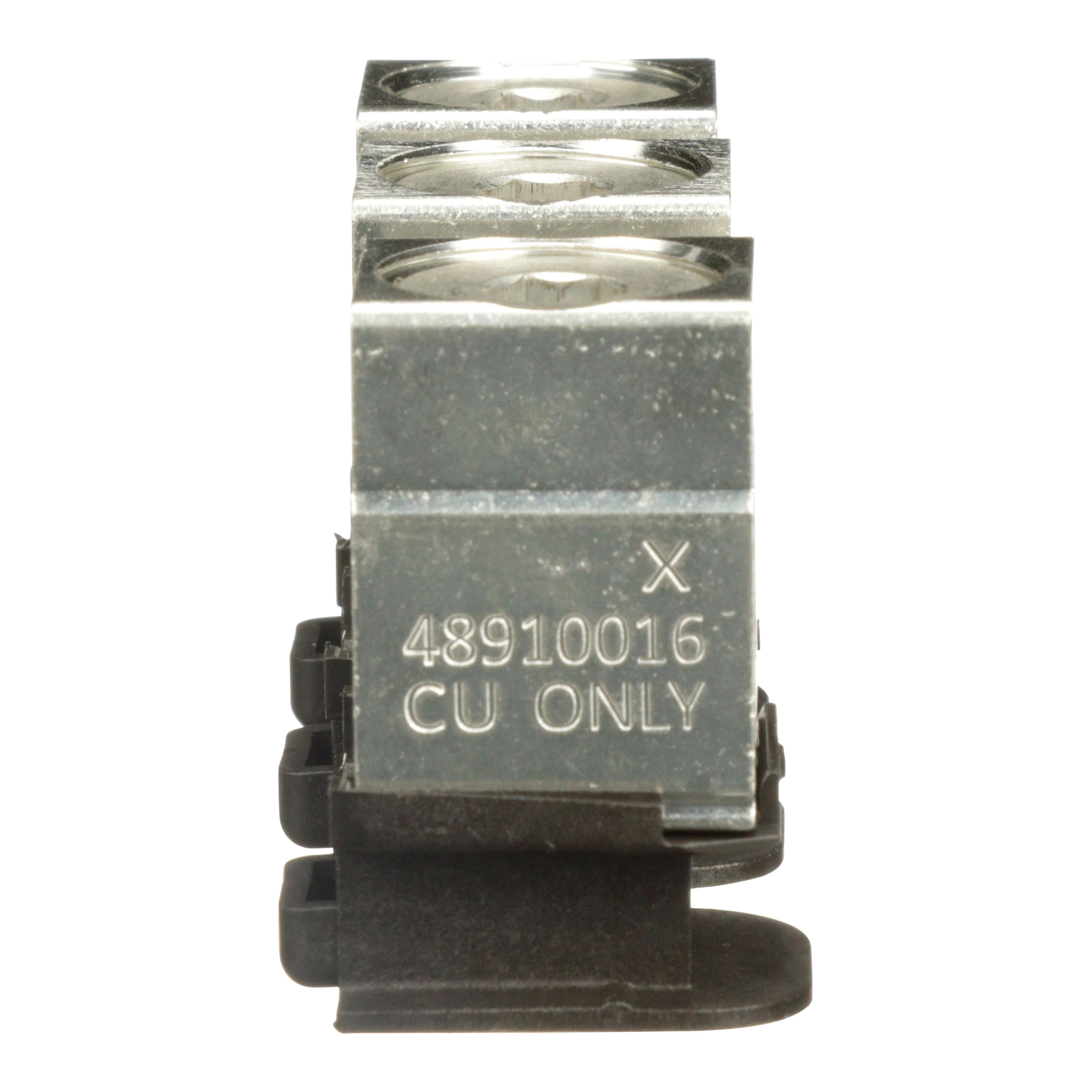 Picture of CU250JD - Circuit breaker accessory, PowerPacT J, lug kit, mechanical, 150A to 250A, 1/0 to 300kcmil, copper, qty 3