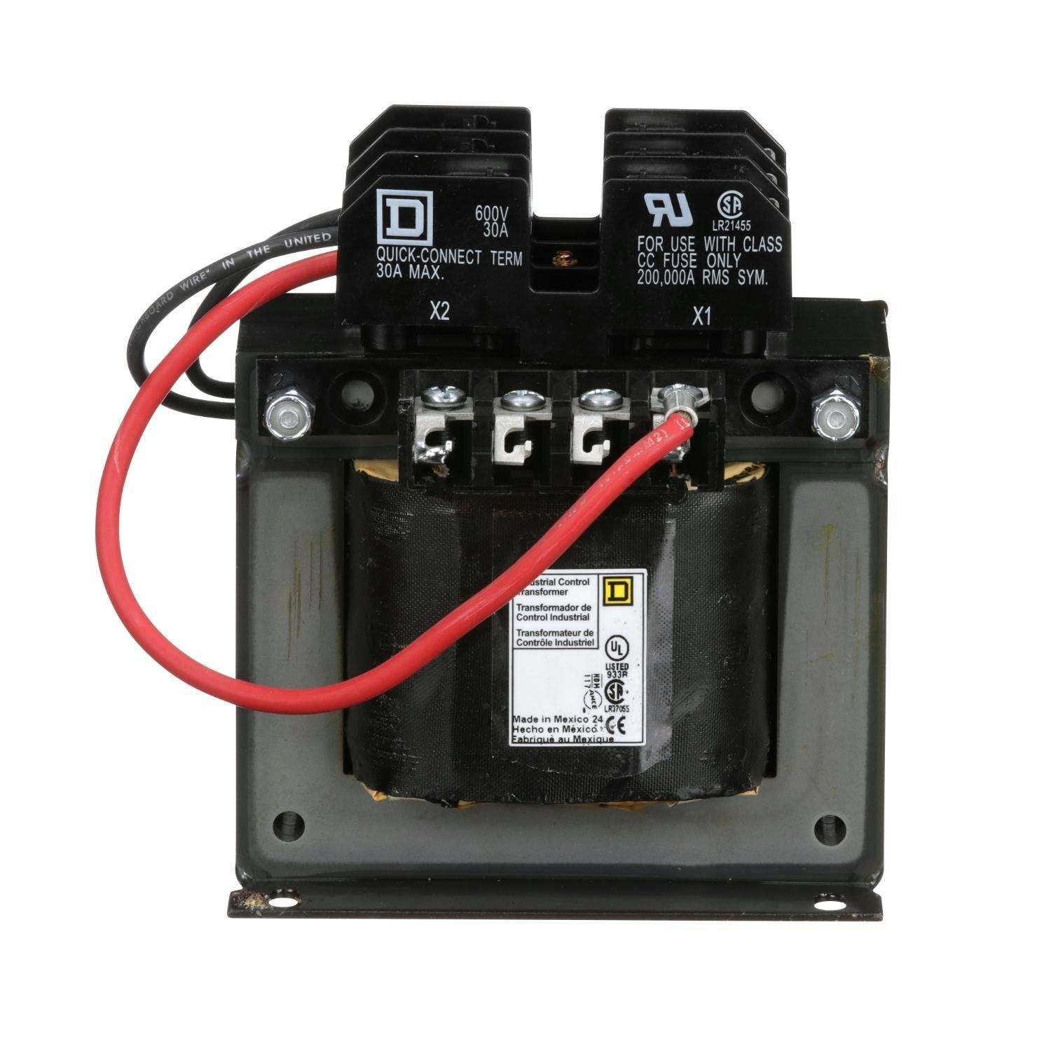 9070TF300D1 - Industrial control transformer, Type TF, 1 phase, 300VA, 240x480V primary, 120V secondary, 50/60Hz