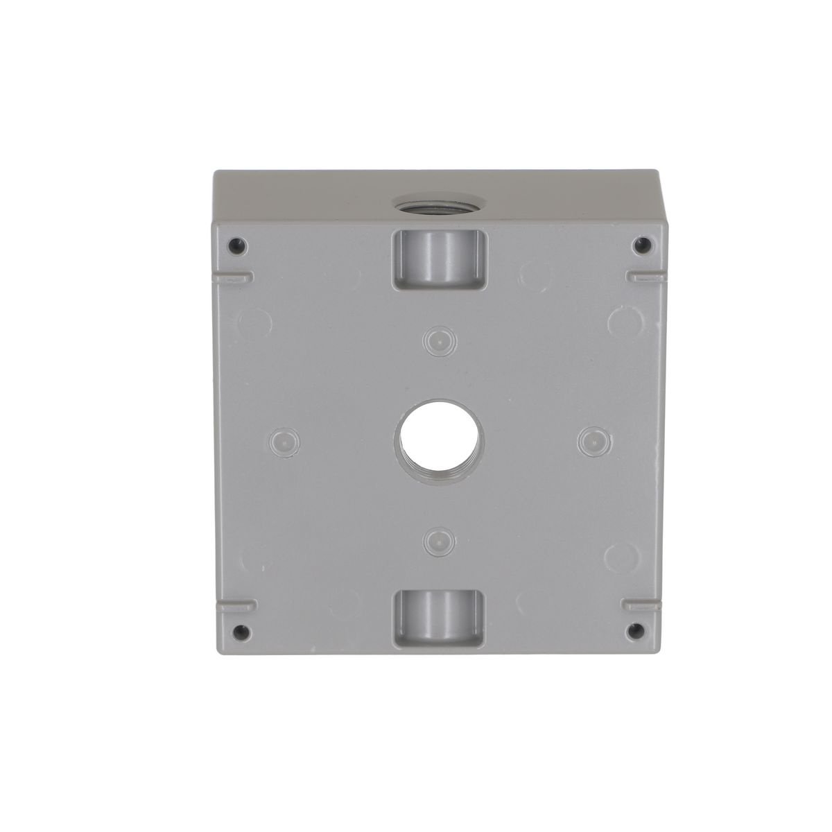 Picture of 5333-0 - 2-Gang Weatherproof Box, Three 1/2 in. Threaded Outlets, Gray