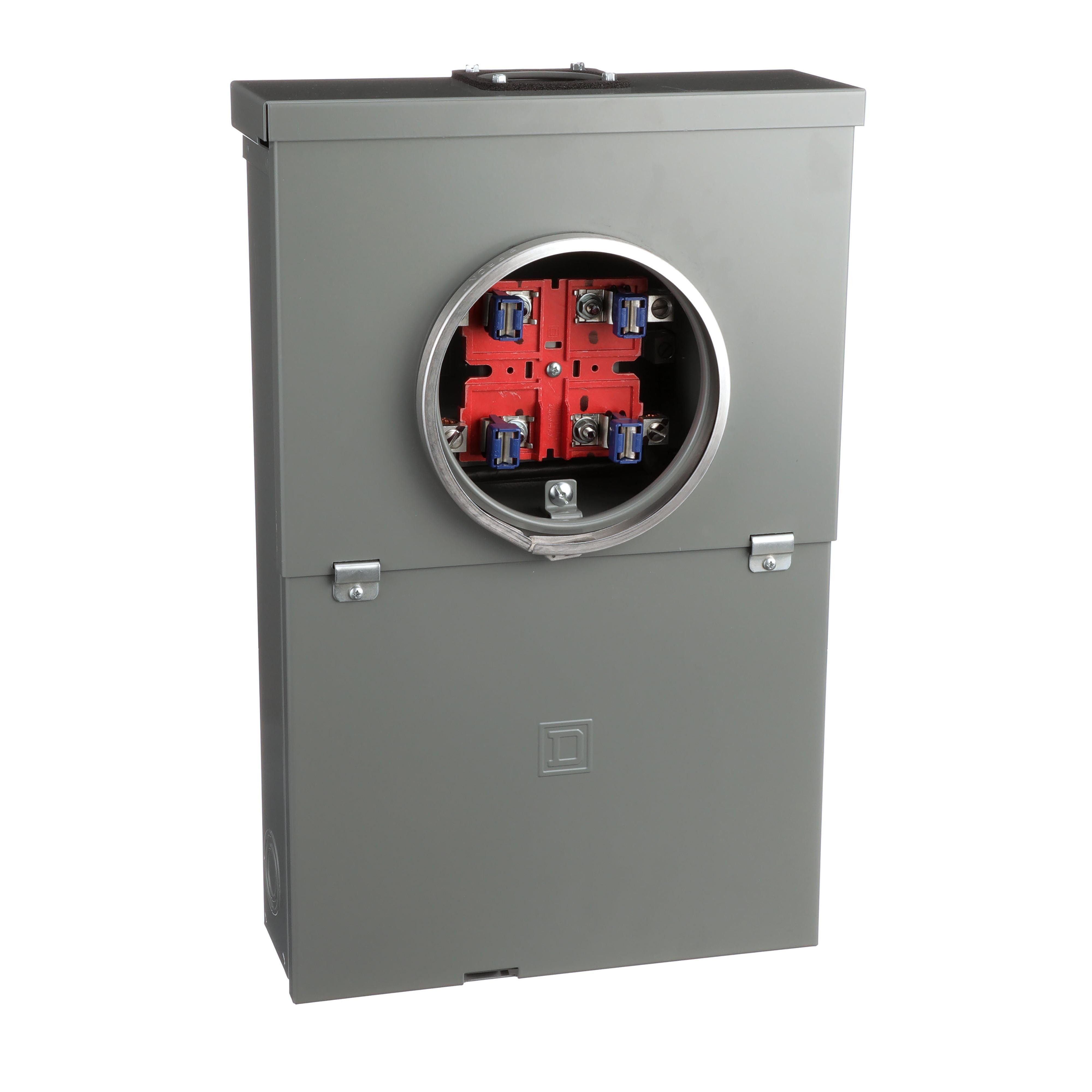 SO1020VP - All in one, Homeline, combination service entrance, ringed socket, 100A, surface, 10 spaces, 20 circuits, 10kA SSCR, OH, no bypass, value pack