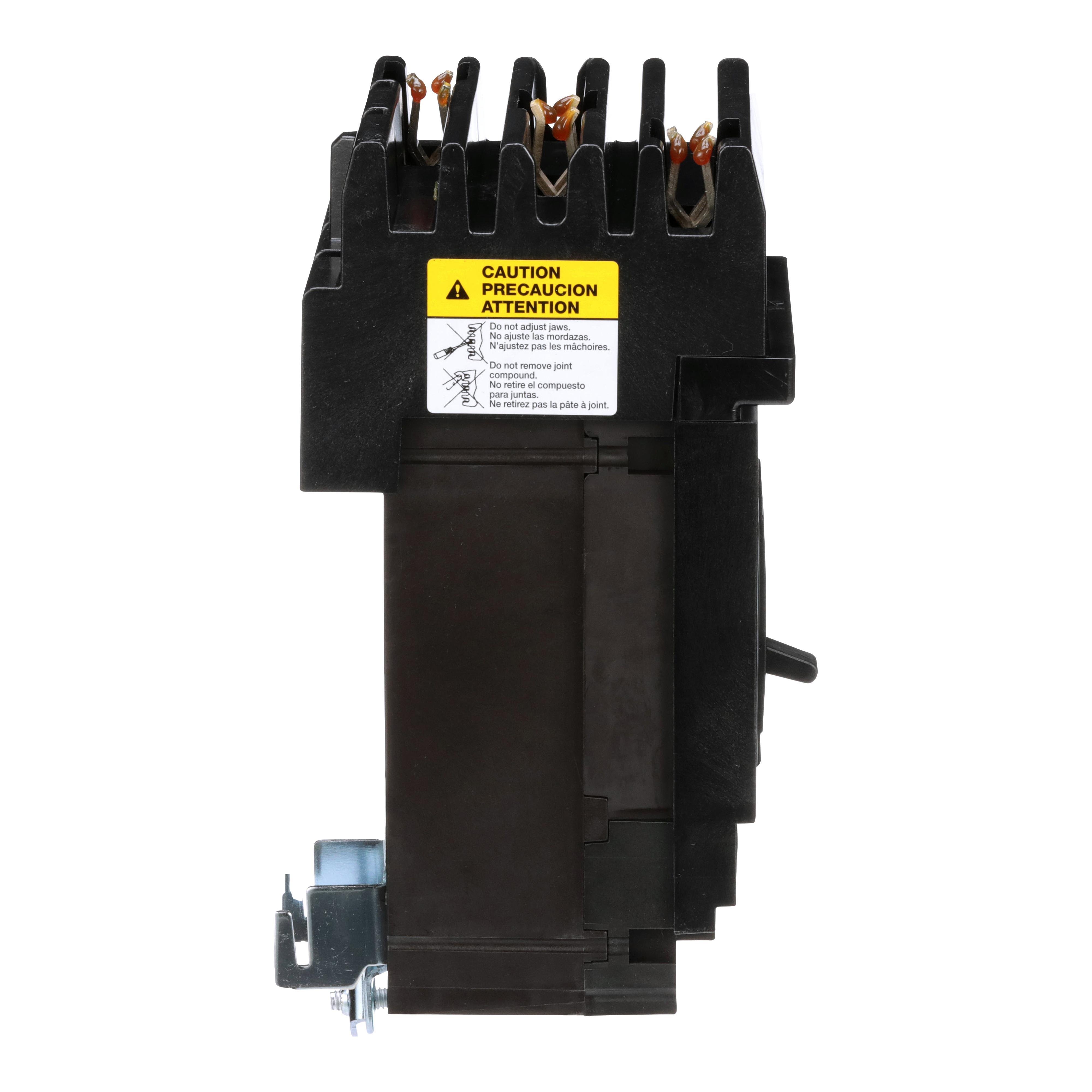 Picture of HGA36050 - Circuit breaker, PowerPacT H, 50A, 3 pole, 600VAC, 18kA, I-Line, thermal magnetic, 80%, ABC