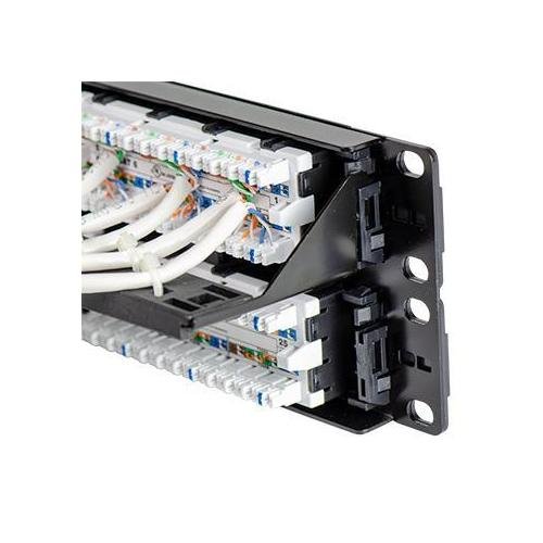 WP486A - Cat 6A, 48 Port Rack Mount Patch Panel