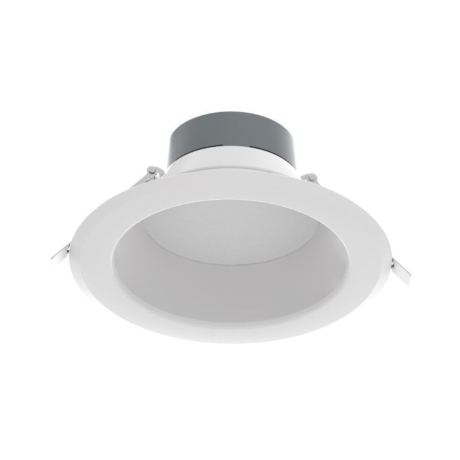 C6R7/10/189FAUNVW - CDL 8" ROUND 11/16/22W 1000/1500/2000LM 90CRI 4CCT 120-277V 0-10V DIM WHITE SMOOTH