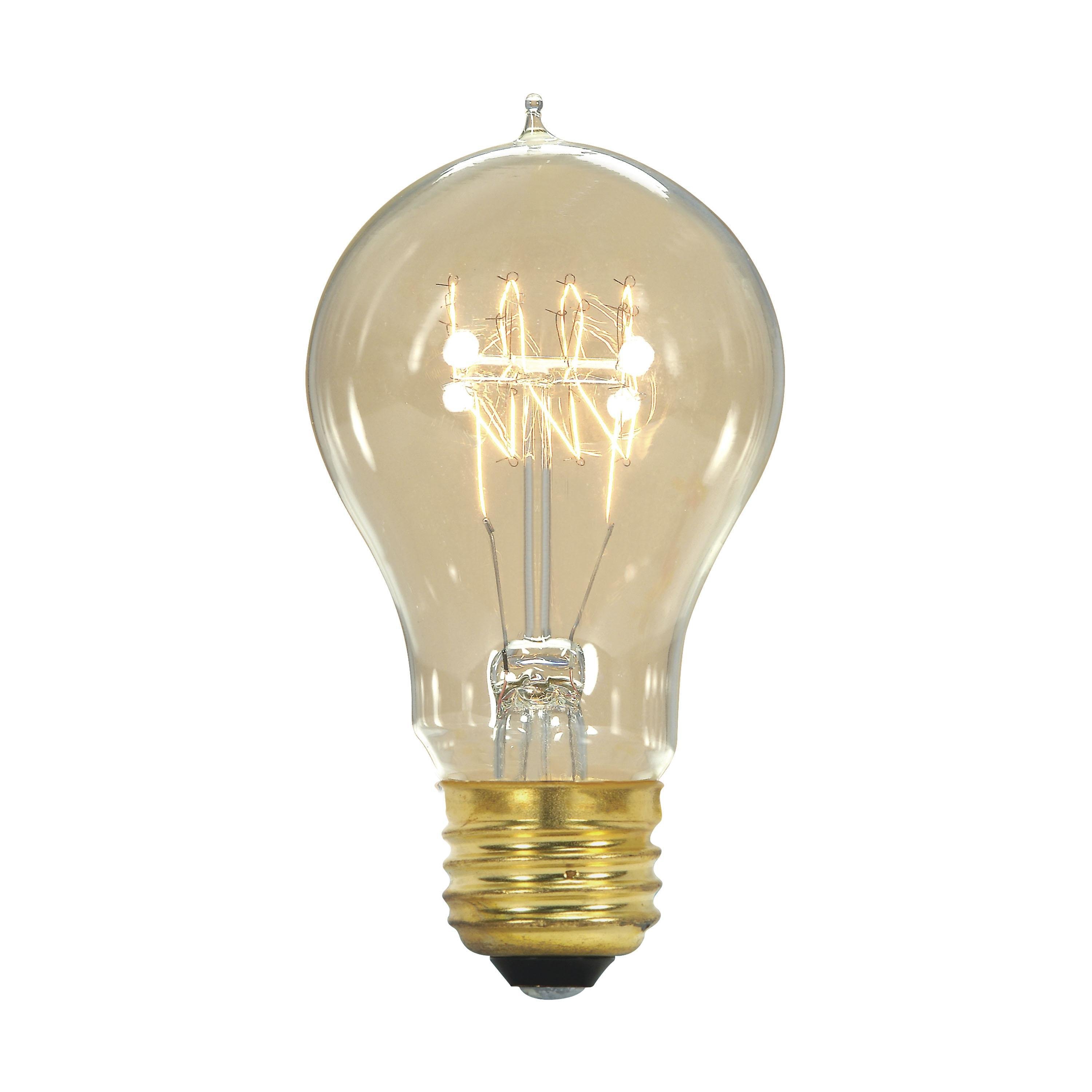 Picture of S2419 - 60 Watt A19 Incandescent - Clear - 3000 Average rated hours - 240 Lumens - Medium base - 120 Volt
