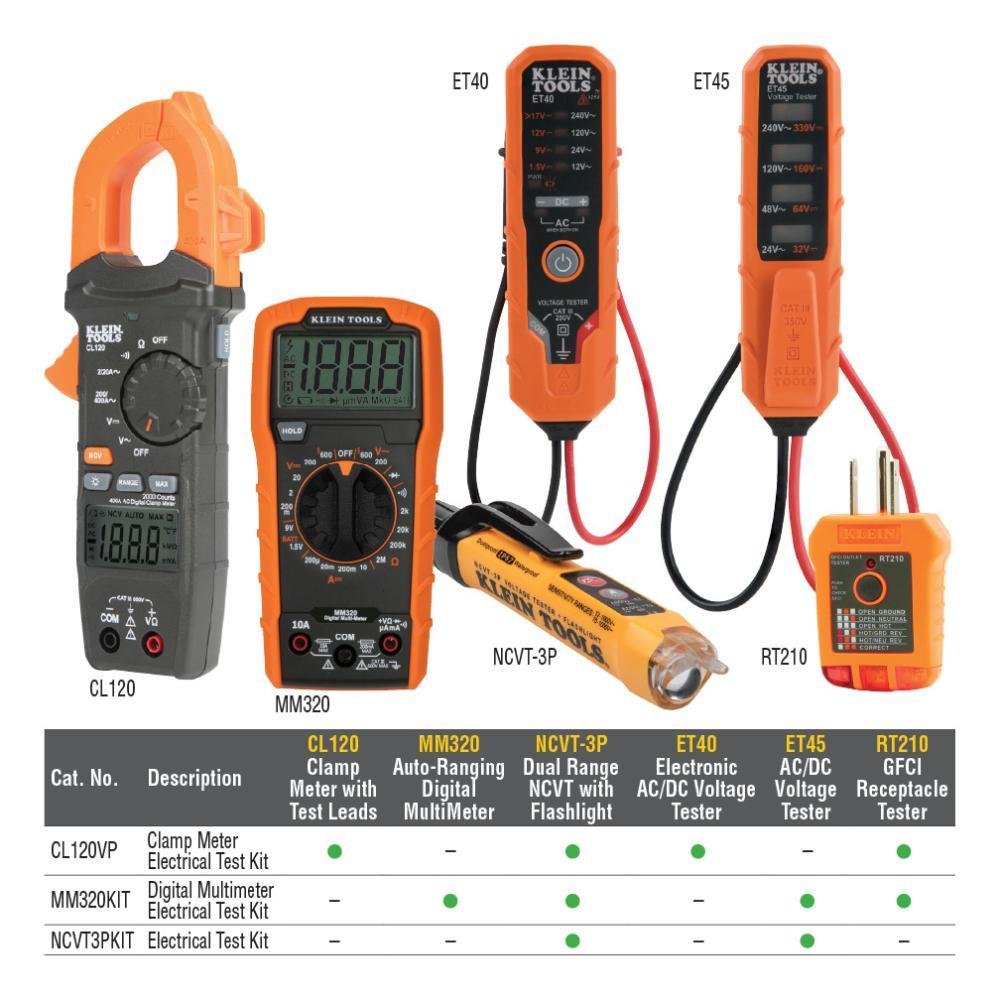 Picture of MM320KIT - Digital Multimeter Electrical Test Kit