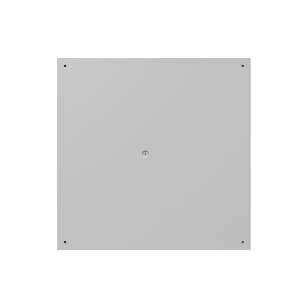 Picture of 242410-SC1-NK - 24X10x24 Screw Cover Type 1 UL Listed Steel No Knockouts ANSI 61 Gray Cover With Teardrop Slots Mounting Holes In Back