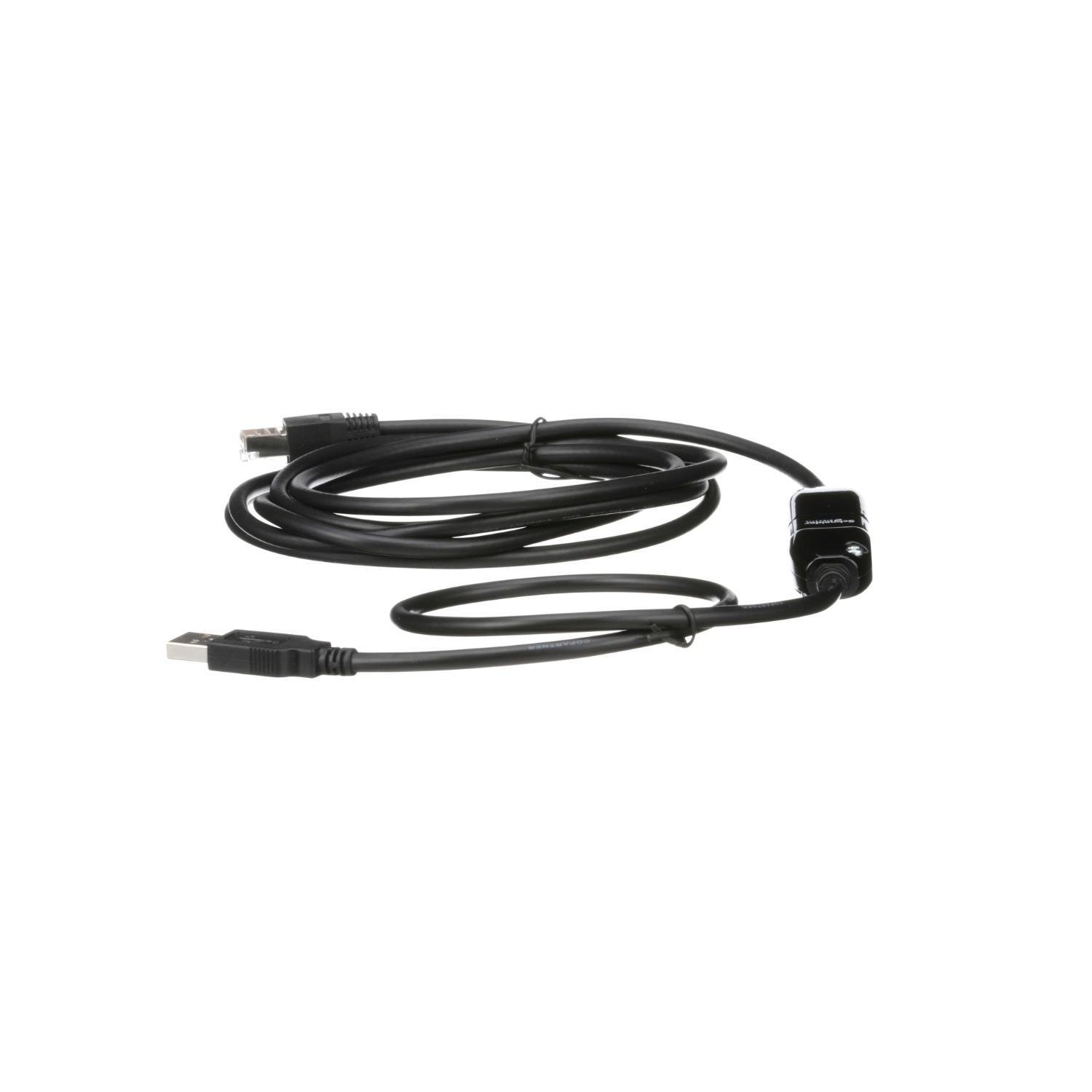 Picture of TCSMCNAM3M002P - connection cable USB to RJ45, TeSys T, for connection between PC and drive