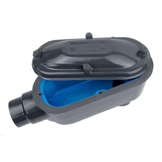 LB68-4X-G - LB68-4X-G 2" Conduit Body With Cover & Gasket Grey