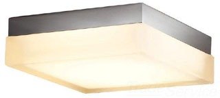 FM-4009-30-BN - Dice 9in Square LED Flush Mount 3000K in Brushed Nickel