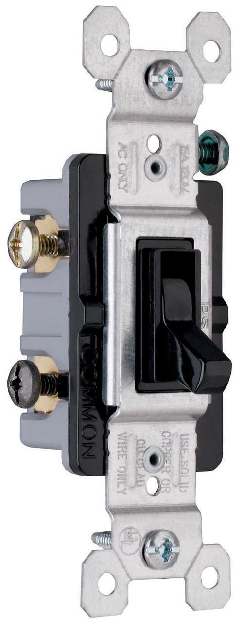 663-BKG - Trademaster® Grounding Toggle Switch, Black
