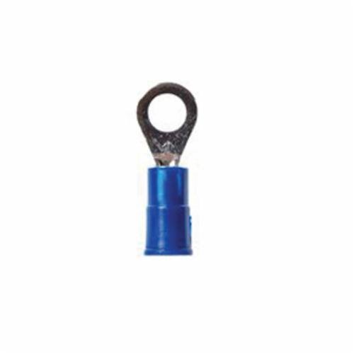 Picture of RV14-6Q - 3M™ Highland™ Vinyl Insulated Ring Terminal RV14-6Q, AWG 16-14,standard-style ring tongue fits around the stud, 25/bag