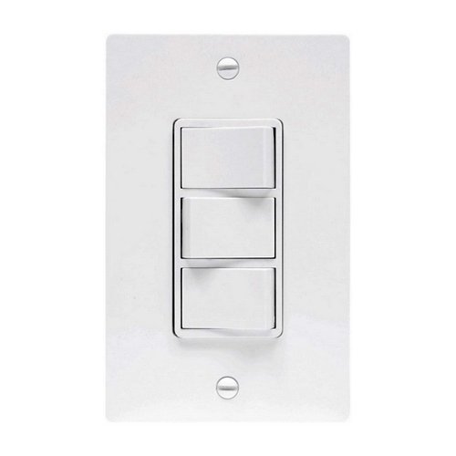 FV-WCSW31-W - EcoSwitch, 3 Function On|Off Wall Switch, Wht