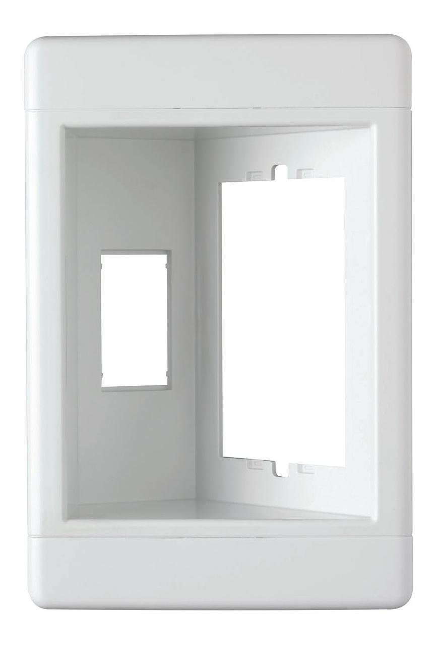 TV1W-W - Single-Gang Recessed TV Box (Frame Only), White