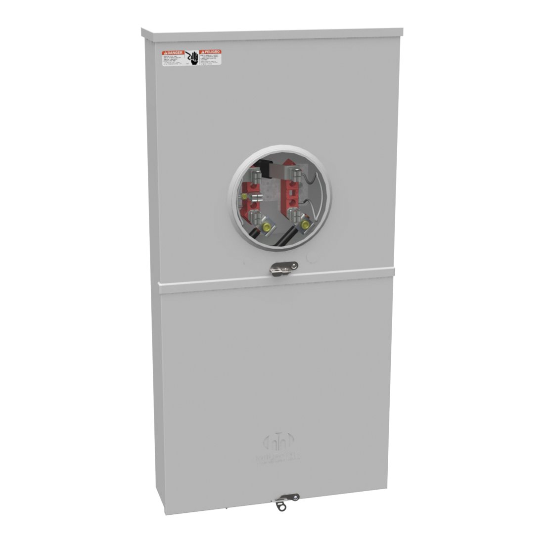 Picture of U5898-O-200 - 4 Terminal Ringless Plain Top 1-200 Ampere Main Breaker 8 Circuit Side Wireway
