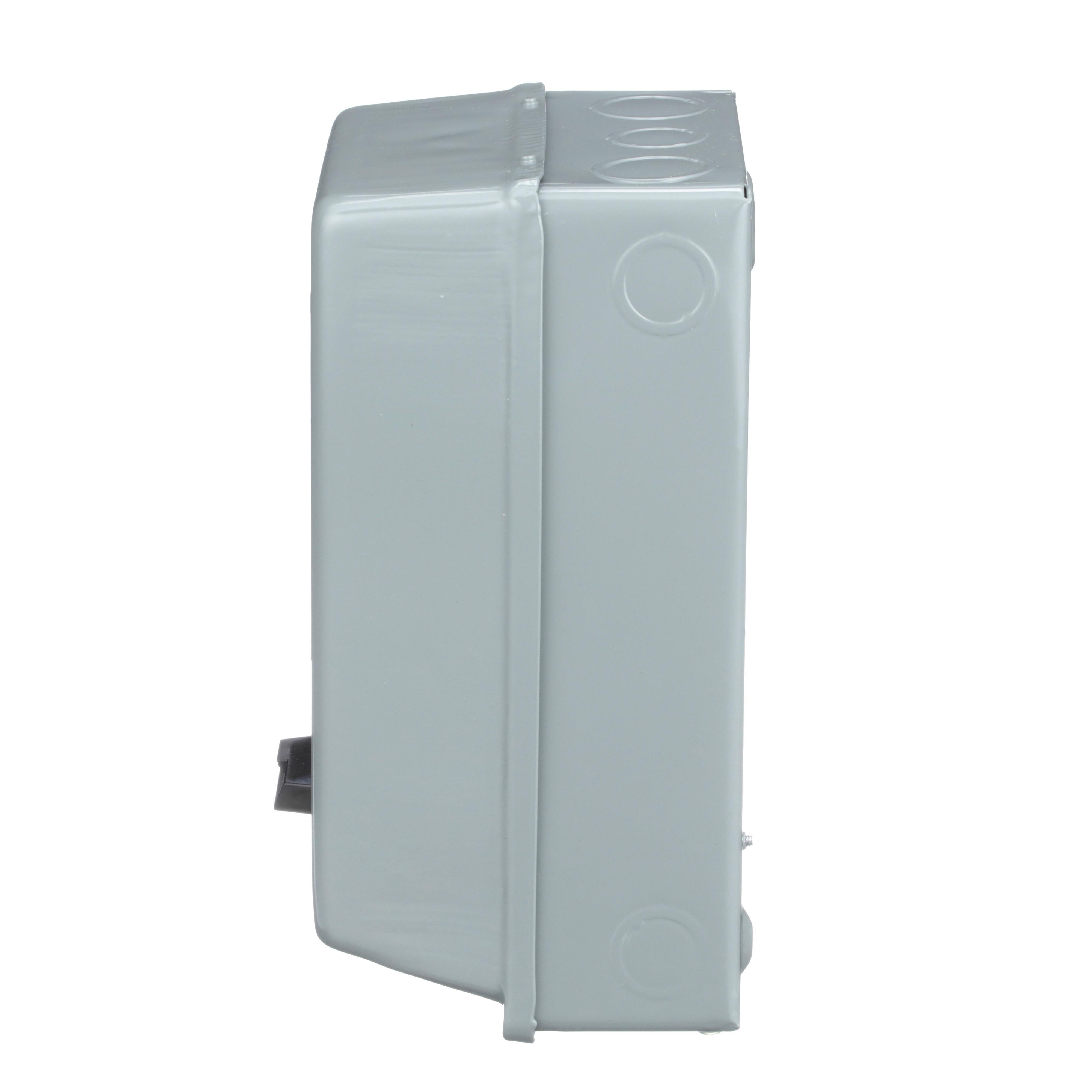 Picture of 8536SCG3V06H30 - NEMA Motor Starter, Type S, nonreversing, Size 1, 27A, 10 HP at 460 VAC, up to 100 kA SCCR, 3 phase, 3 pole, Motor Logic, 480 VAC coil, NEMA 1 [TAA]