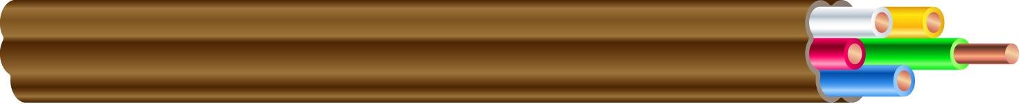 553020501 - Thermostat Wire - 18/2 SOL Copper Unshielded CM/CL2