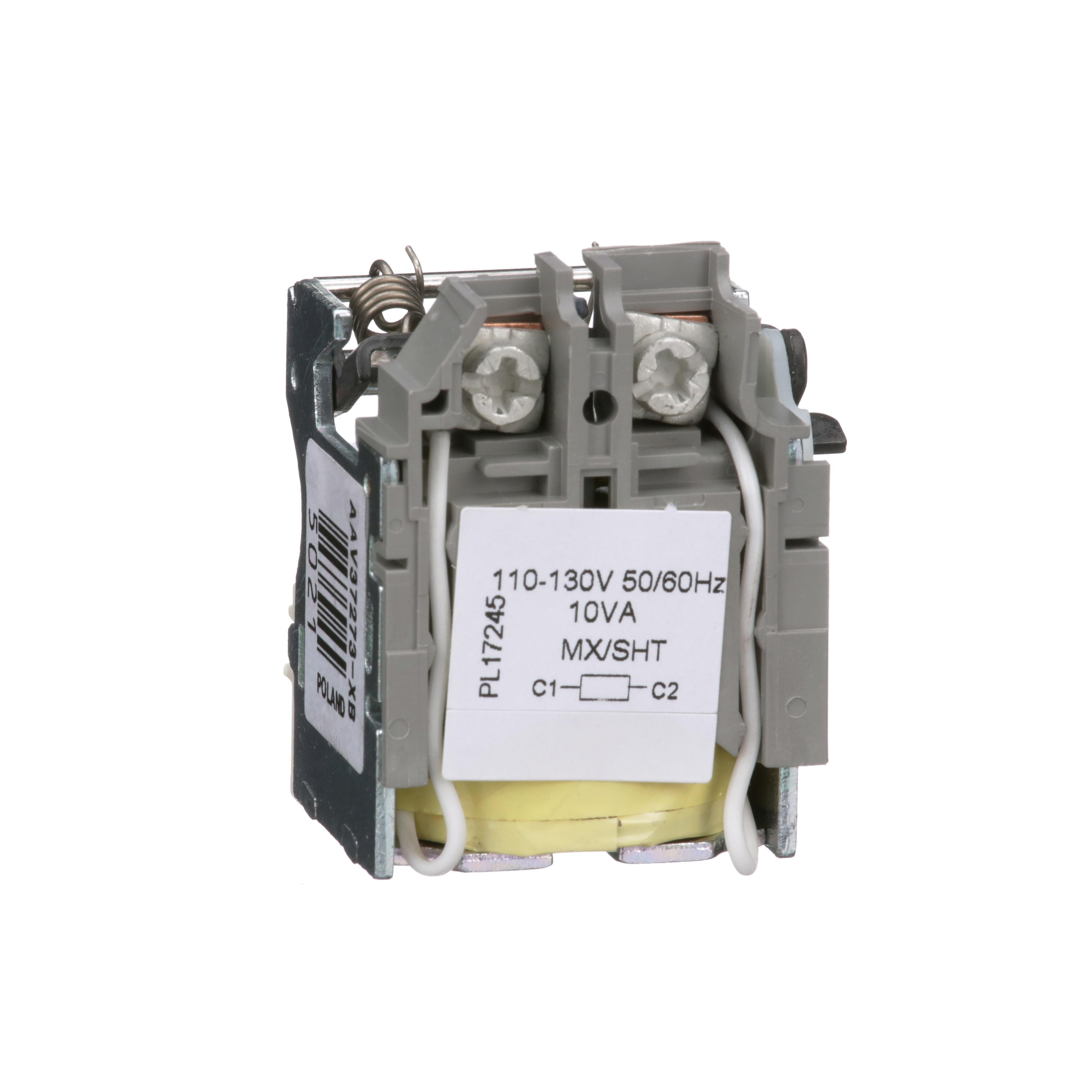 S29386 - Circuit breaker accessory, PowerPacT, shunt trip, 110VAC to 130VAC