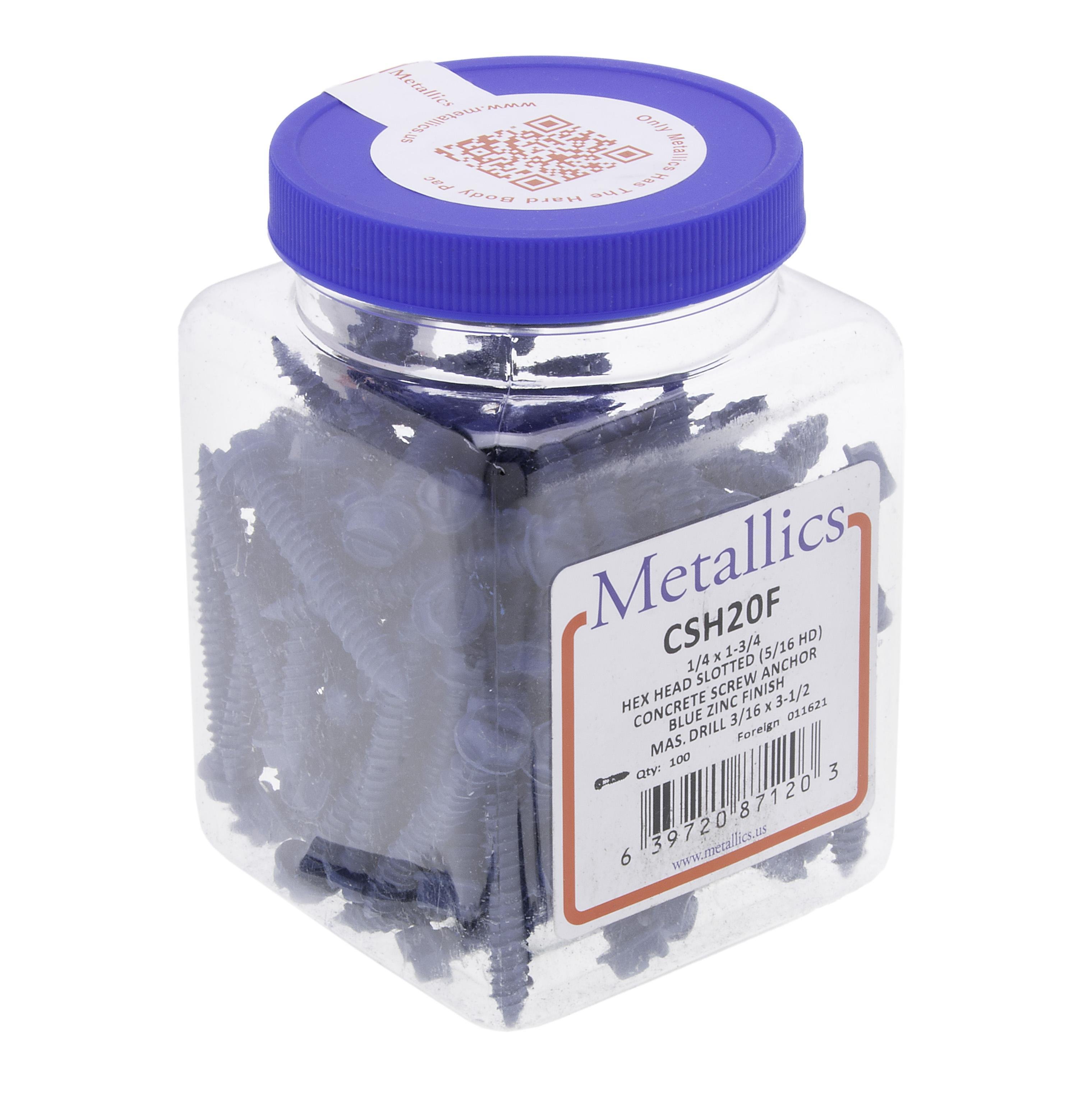 Picture of Anchors 1/4X1-3/4 Hwh Blu St-zn (Jar 100)