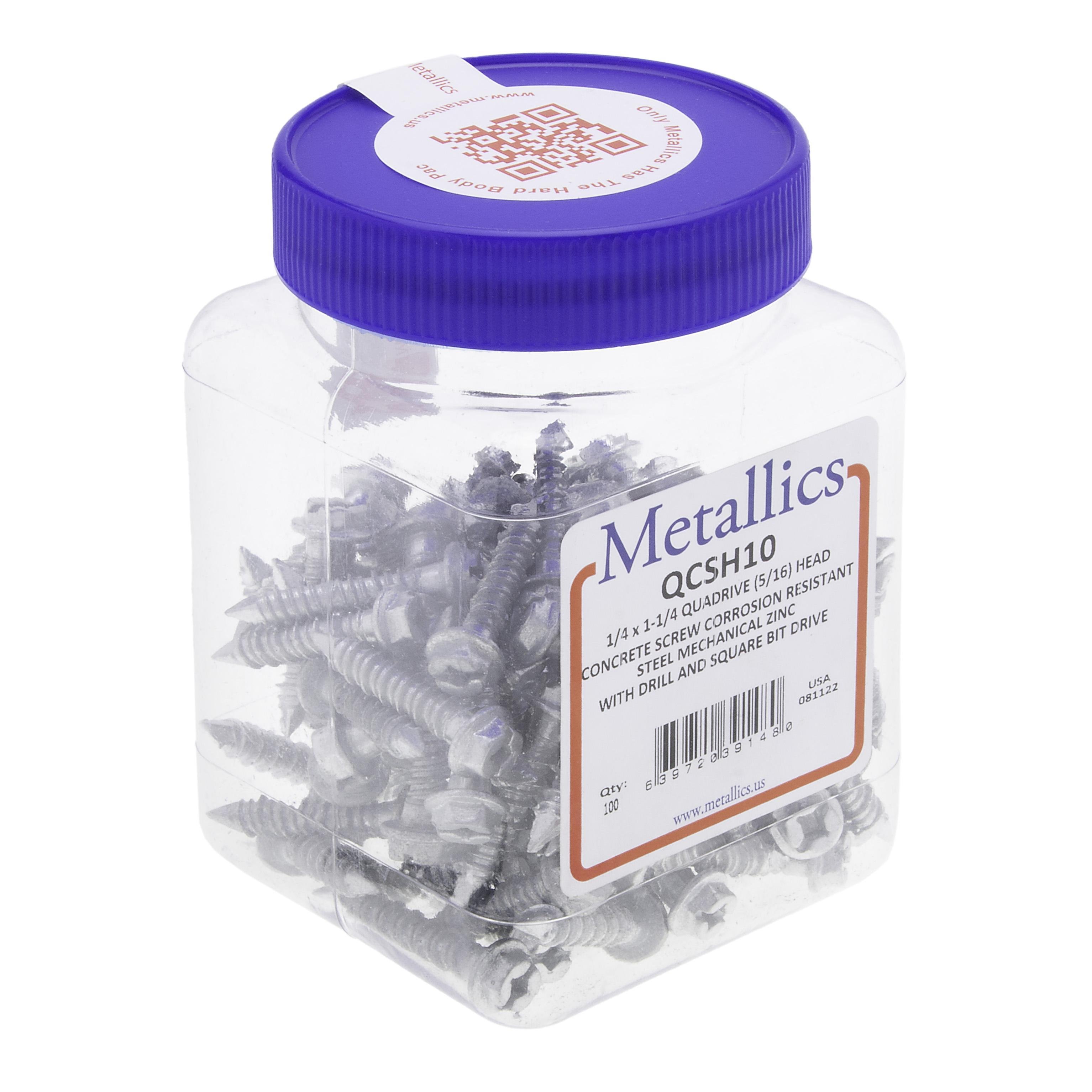 Picture of QCSH10 - 1/4 x 1-1/4 (5/16" Head) Quadrive Concrete Screw