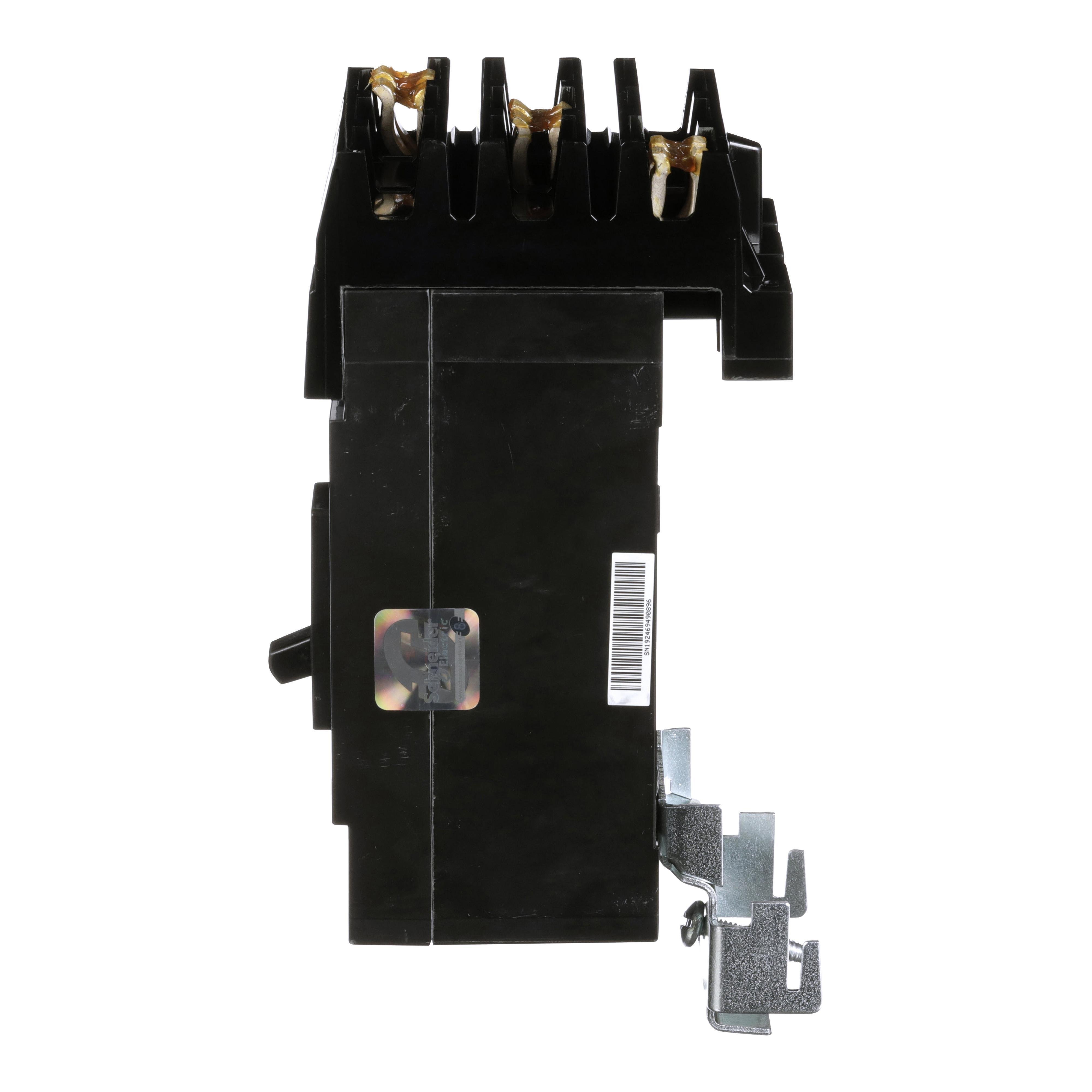 Picture of QGA32150 - Circuit breaker, PowerPacT Q, 150A, 3 pole, 240VAC, 65kA, I-Line, thermal magnetic, 80%, ABC