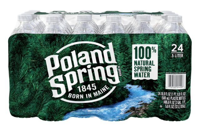 POLAND SPRING BOTTLED WATER 16.9L