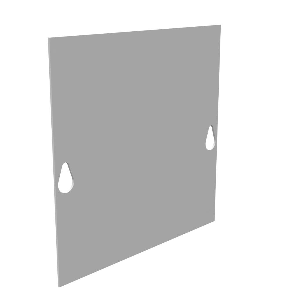 Picture of 66XSC1 - Front Cover Type 1 6x6 Screw Cover ANSI 61 Gray Steel