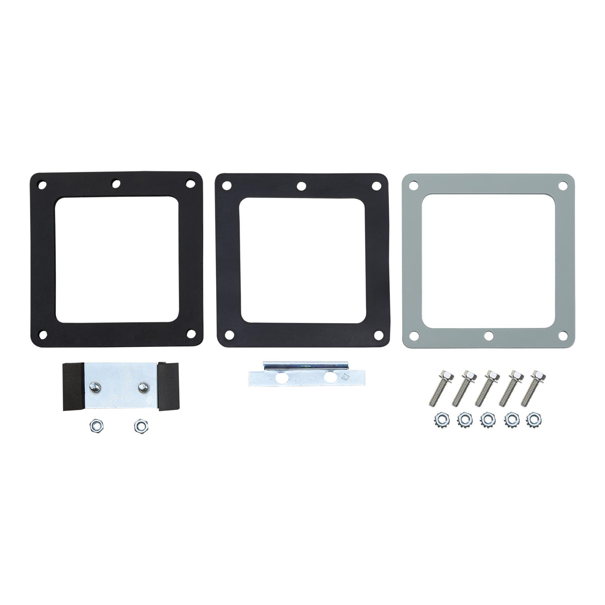 F44LB - Box Connector Lay-in, 4.00x4.00, Gray, Steel