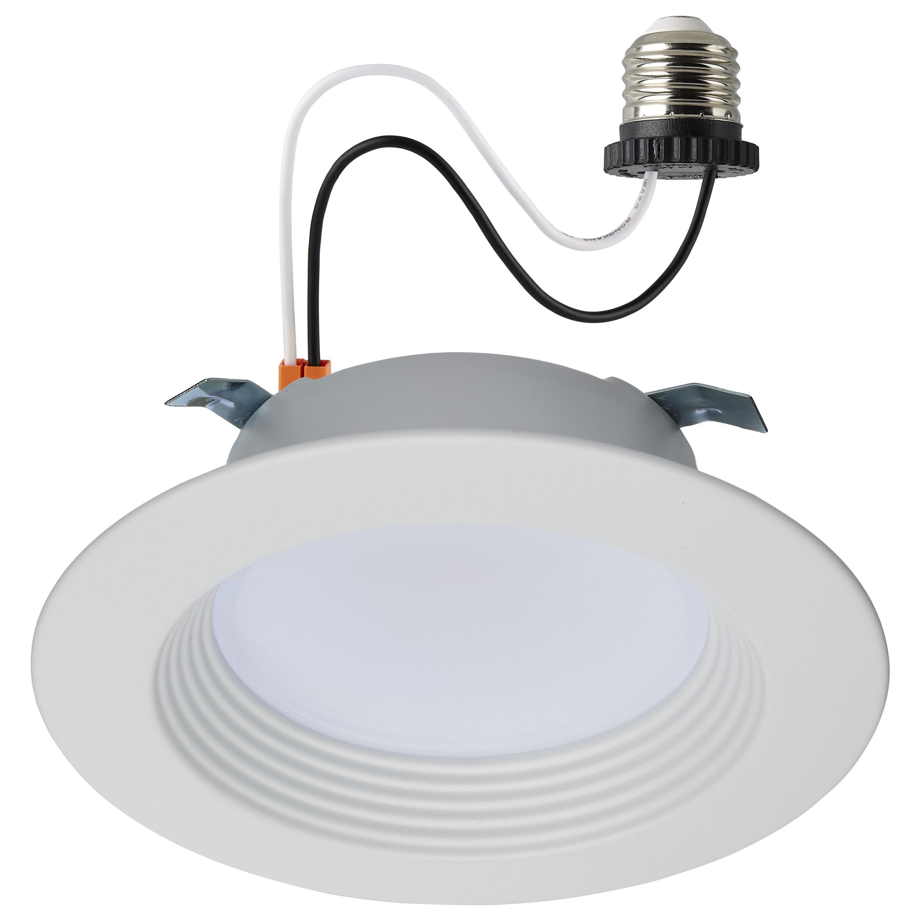 Picture of S11800R1 - 6.7 Watt LED Downlight Retrofit - 4 Inches - CCT Selectable - Round - White Finish - 120 Volt