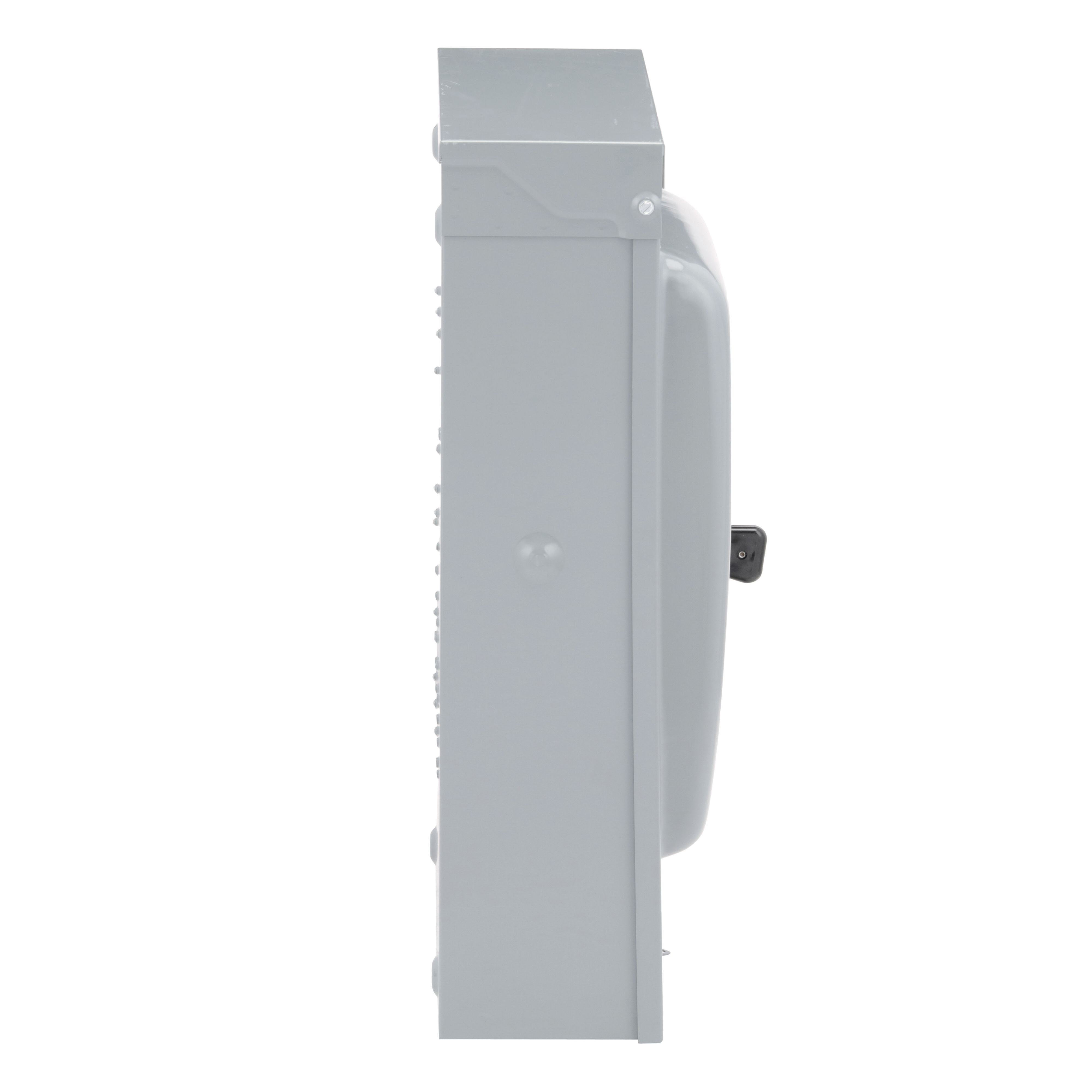 Picture of D225NR - Safety switch, general duty, fusible, 400A, 2 pole, 240VAC, NEMA 3R, neutral factory installed