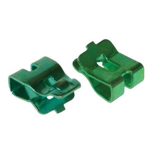 Picture of Ground Clip size 10/12/14 Green Steel Zinc (Jar 100)