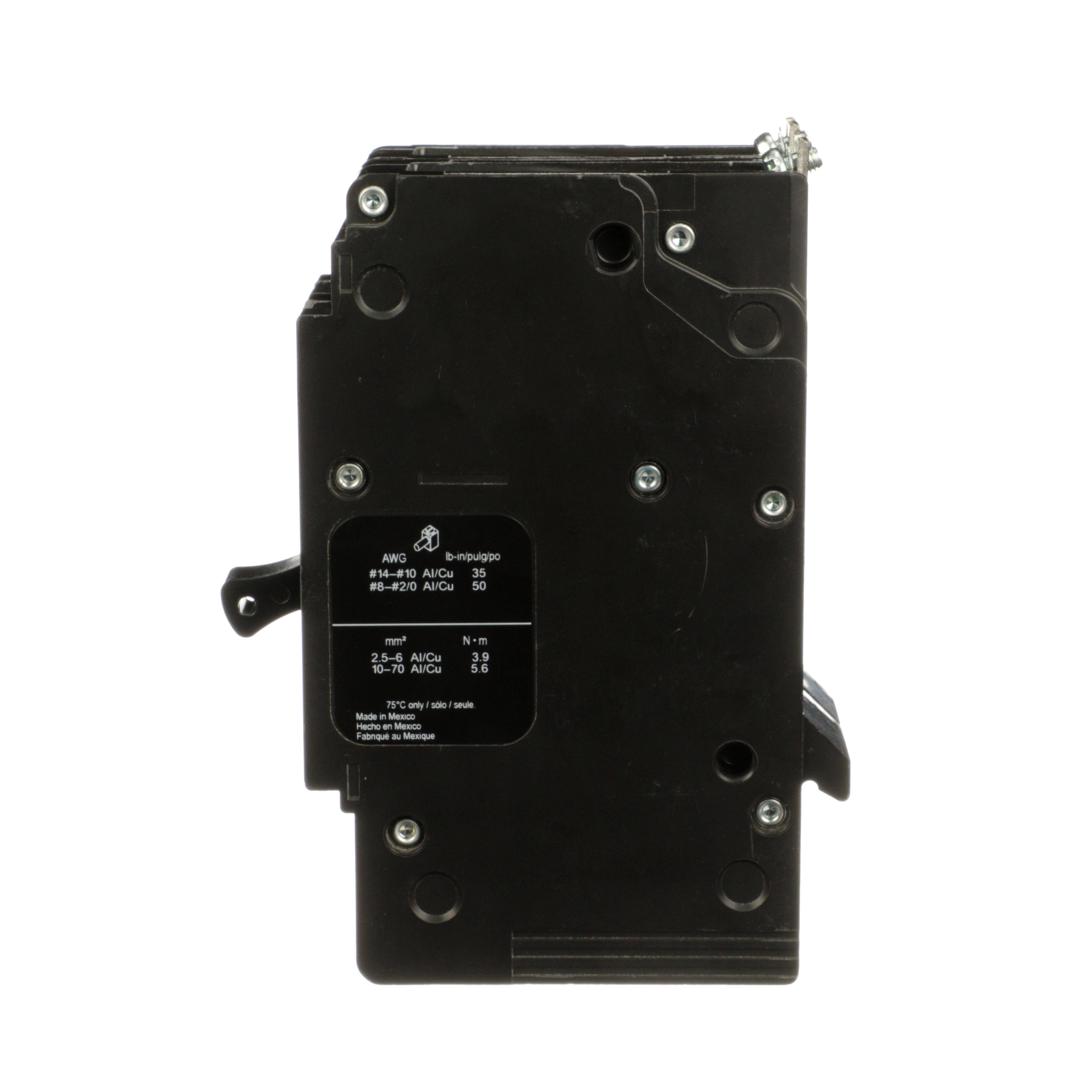 Picture of EGB24070 - Mini circuit breaker, E-Frame, 70A, 2 pole, 480Y/277VAC, 65kA max, bolt on [TAA]